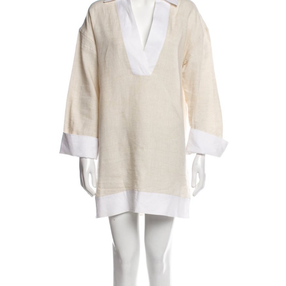 Must go!  STAUD linen tunic dress (XS)